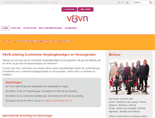 Tablet Screenshot of continentie.venvn.nl