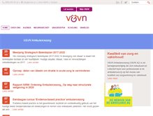 Tablet Screenshot of ambulancezorg.venvn.nl