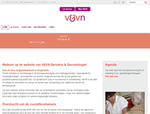 Tablet Screenshot of geriatrie.venvn.nl